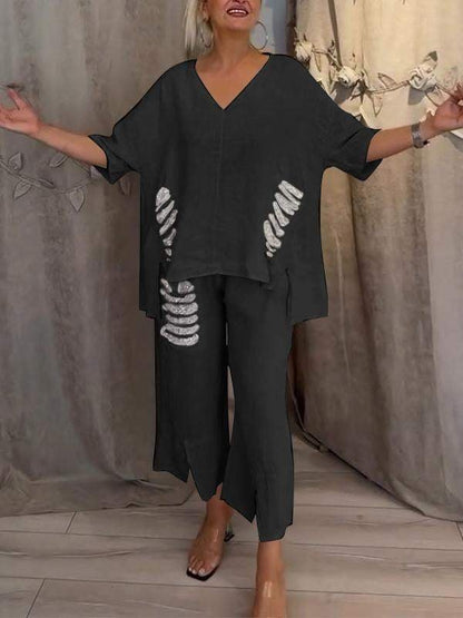 AALIYAH - BALI STYLE LINEN OUTFIT SET