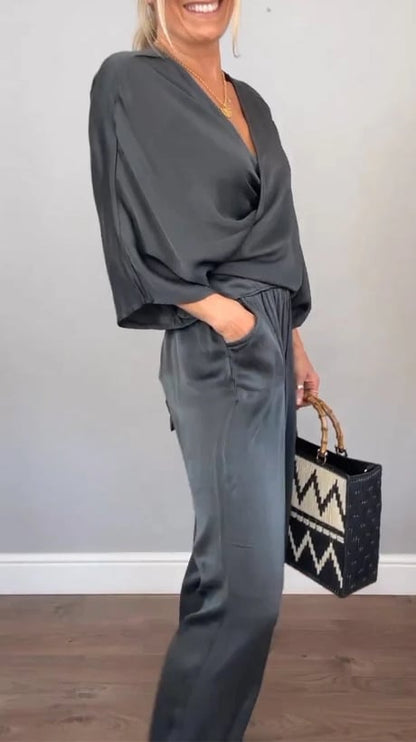 GELLI - LUXE COMFORT SATIN SUIT