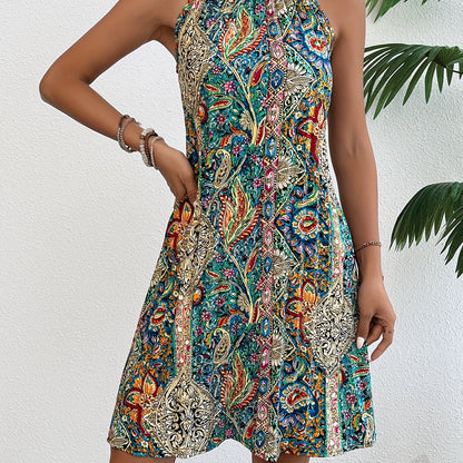 LEILANI - GLAMOROUS HALTERNECK DRESS