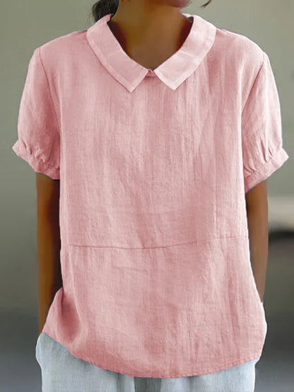 Amalie ™ - Relaxed Fit Collared Blouse