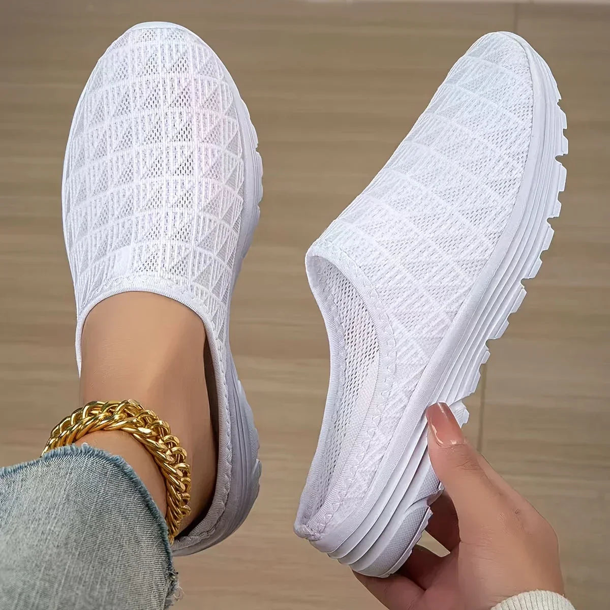 LAURICE - RELAX AIR MESH SLIPPERS