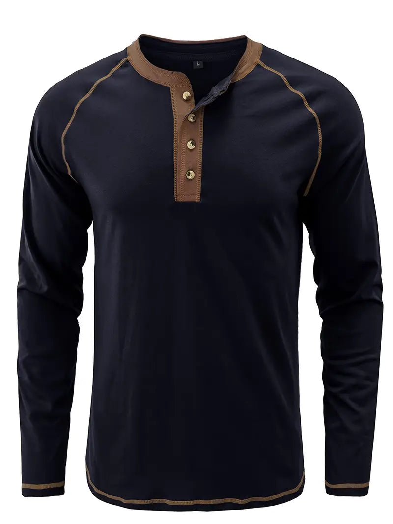 ACE - ICONIC BUTTON PLACKET KNIT TOP