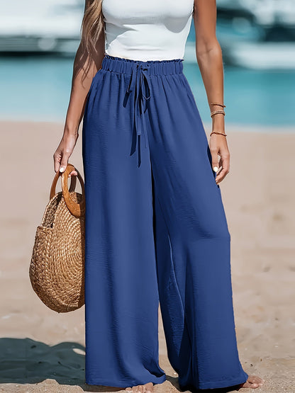 Avery™ - Breathable High-Waisted Wide-Leg Trousers