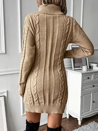 TRISHA - CLASSIC RIBBED KNIT DRESS