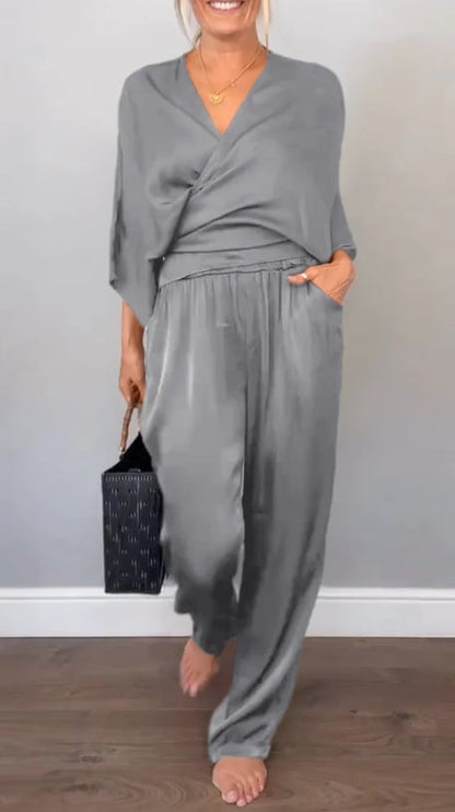 GELLI - LUXE COMFORT SATIN SUIT