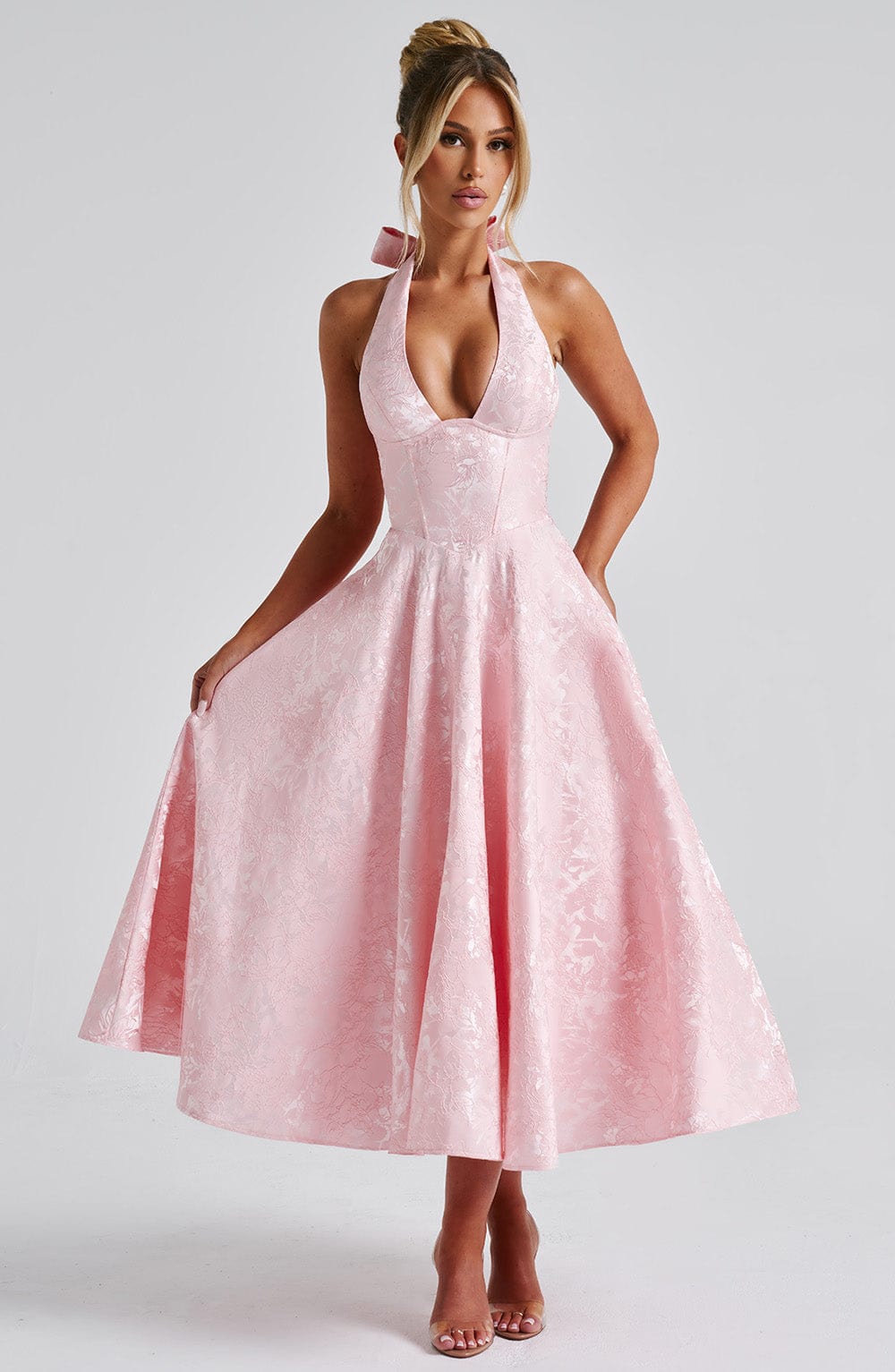 ALMIRA - SWEETHEART VINTAGE MIDI DRESS