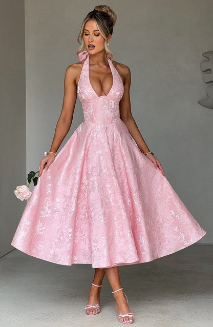 ALMIRA - SWEETHEART VINTAGE MIDI DRESS