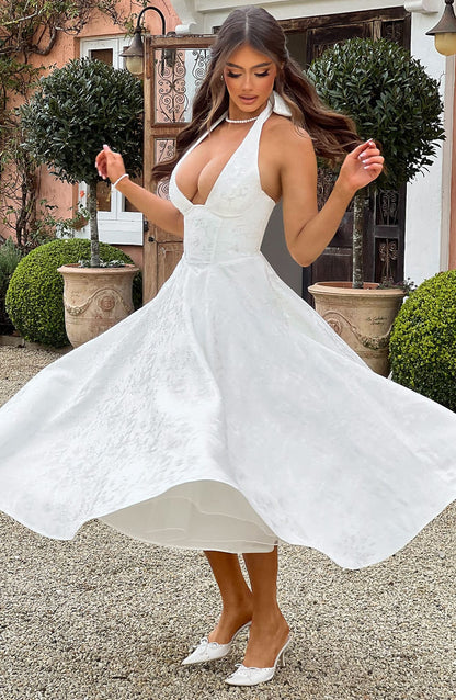 ALMIRA - SWEETHEART VINTAGE MIDI DRESS
