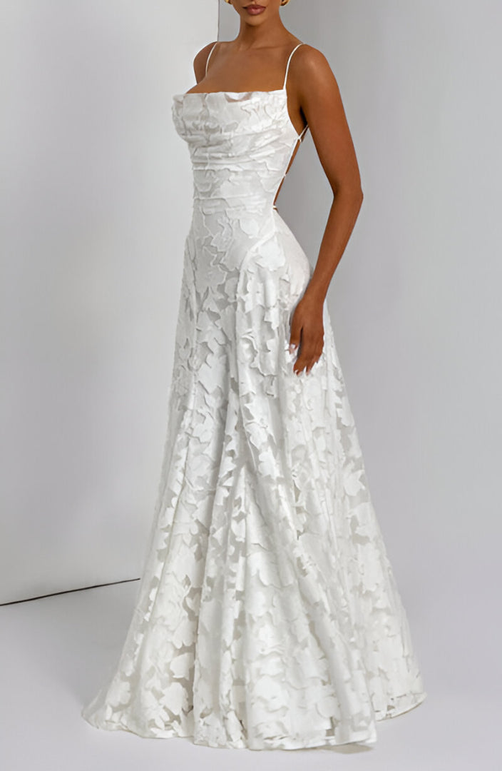 ELOISA - LACED IN LOVE MAXI DRESS