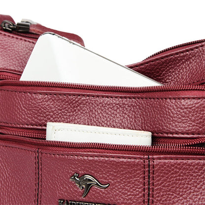 Evangeline - Designer Multi-Layer Crossbody Shoulder Bag