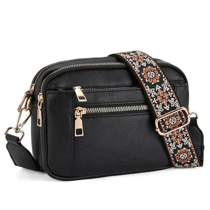 Fifer - Adjustable Colorful Strap Crossbody Bag