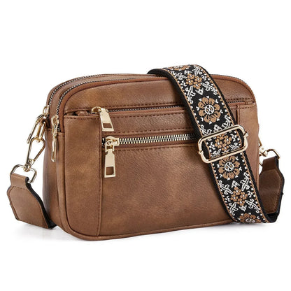 Fifer - Adjustable Colorful Strap Crossbody Bag