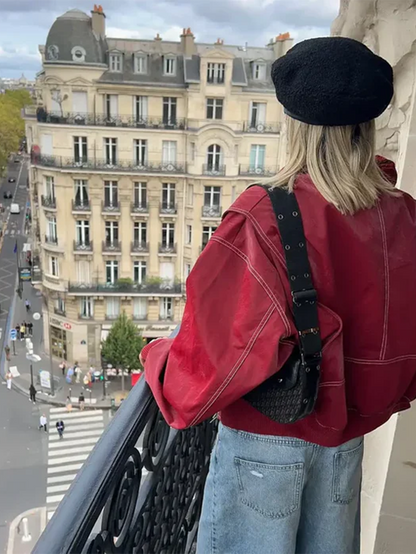 NALIYAH - OVERSIZED COLORBLOCK WINDBREAKER JACKET