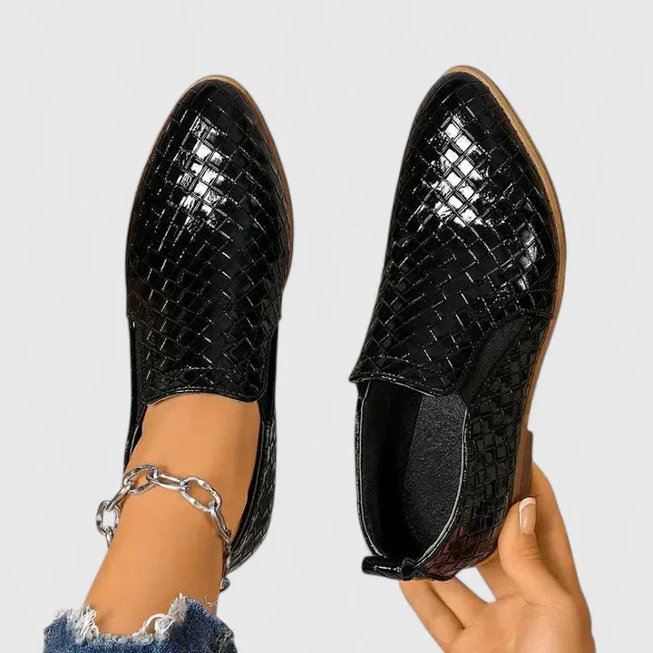 XEN - WICKER FINISH BRAIDED SHOES
