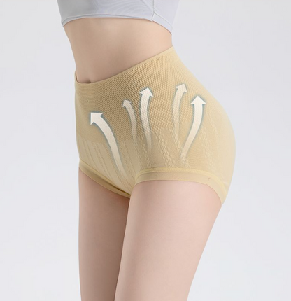 Antibacterial High-Waisted Tummy Control Underwear
