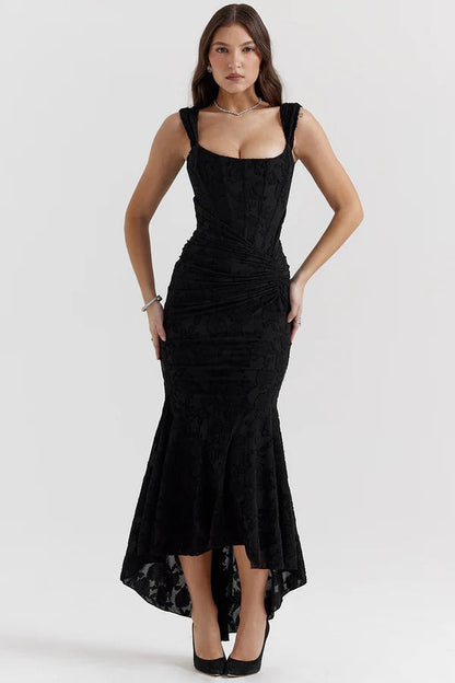 WANWAN - BLOSSOM PRINT MAXI GOWN