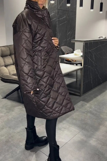 STAYCEE - DIAMOND STITCH CHANGEABLE COAT