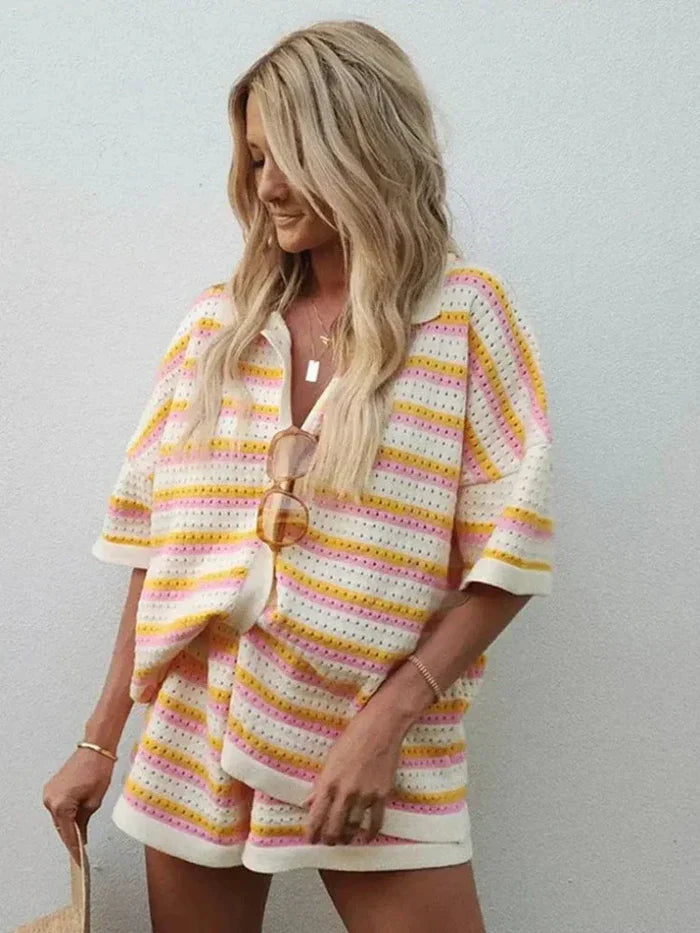 KAYTE - SUMMERY DESIGN KNIT SET