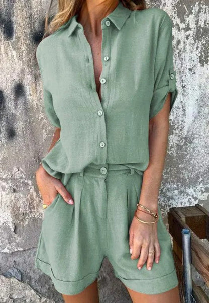 ABEGAIL -  RELAXED SUMMER SHORT SET