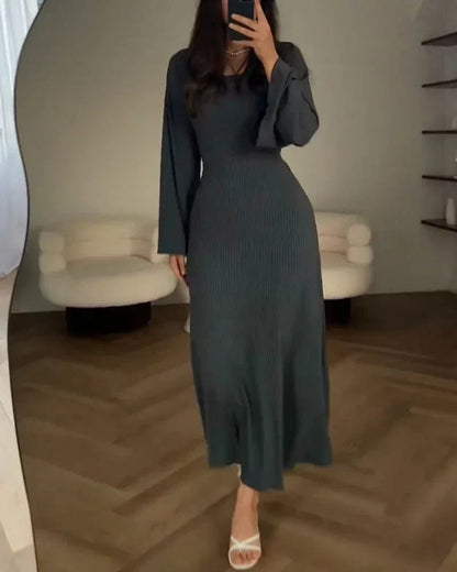 CLARE - SOPHISTICATED LONG-SLEEVE DRESS
