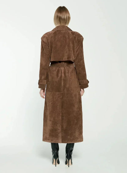 LAARNIE -  EVERCLASSIC SUEDE COLLECTION COAT