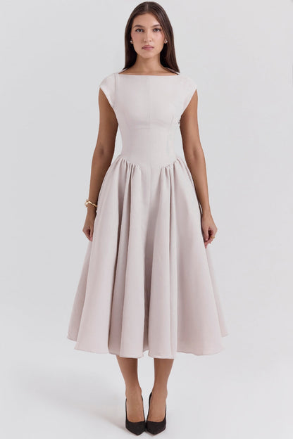 FRANCHESCA - GLAM BACKLESS DESIGN DRESS