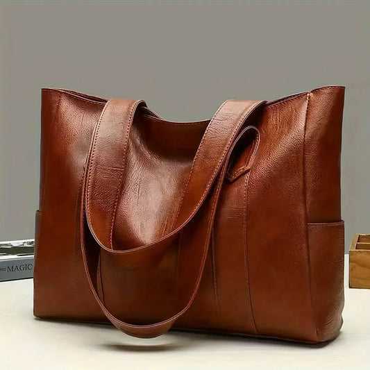 Xanthe - Classic Large Capacity Vegan Tote Bag