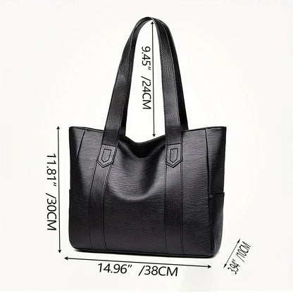 Xanthe - Classic Large Capacity Vegan Tote Bag