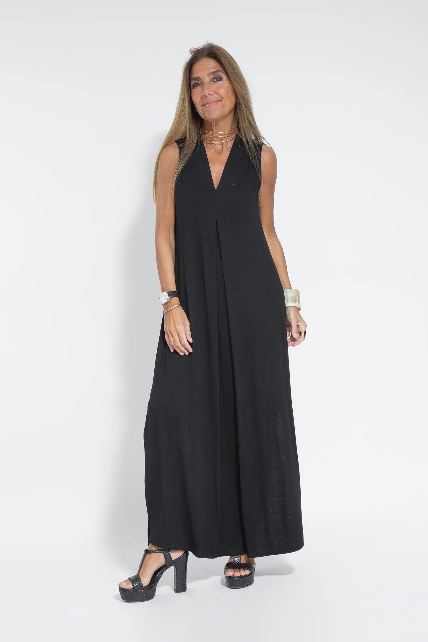 VIVIEN - FIGURE FLATTERING DRESS WITH VEST