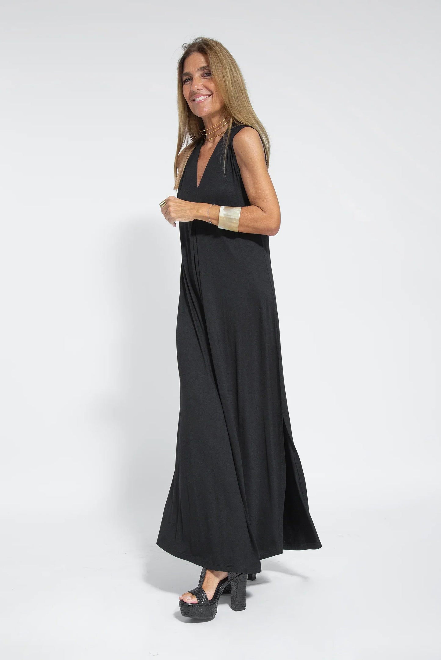 VIVIEN - FIGURE FLATTERING DRESS WITH VEST