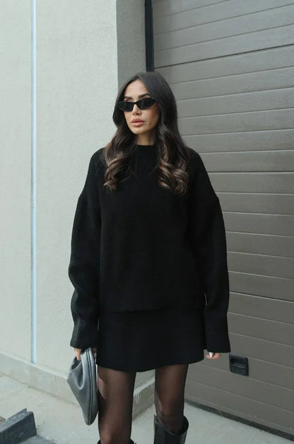 LYANNAH - ELEGANT KNITTED TWO PIECE SET