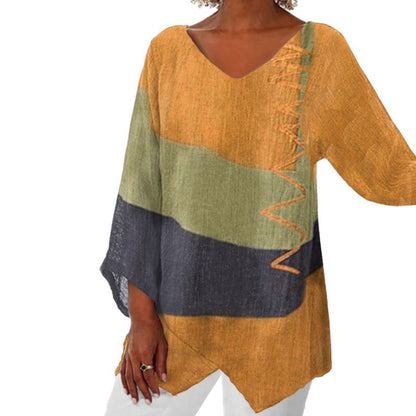 AILYN – VIBRANT WOMEN’S PRINT TOP