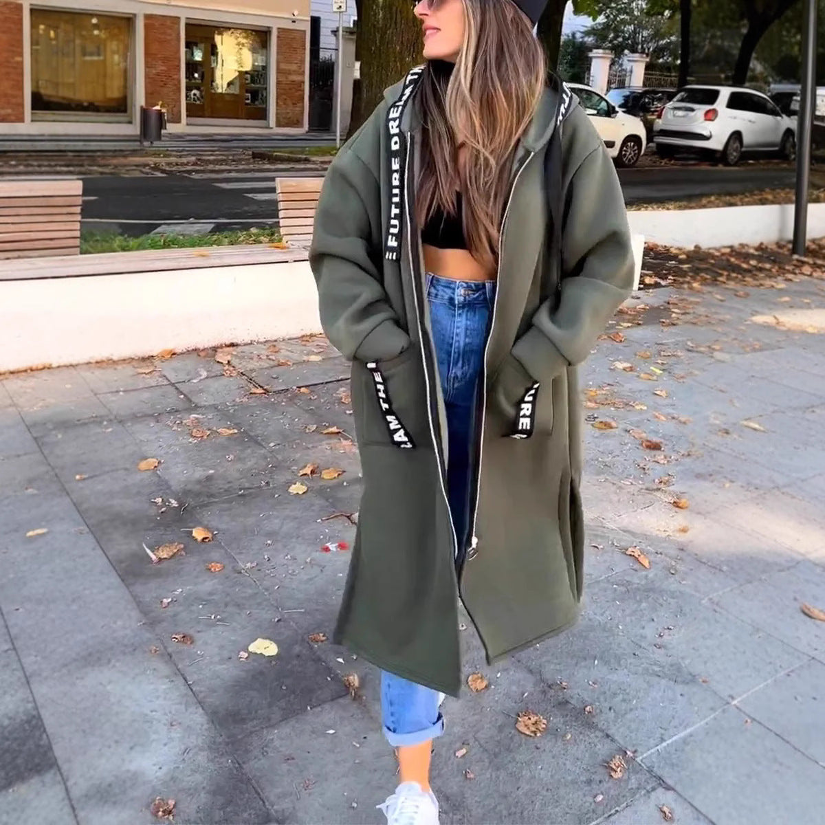 CLAUDETTE - URBAN HORIZON HOODED TUNIC