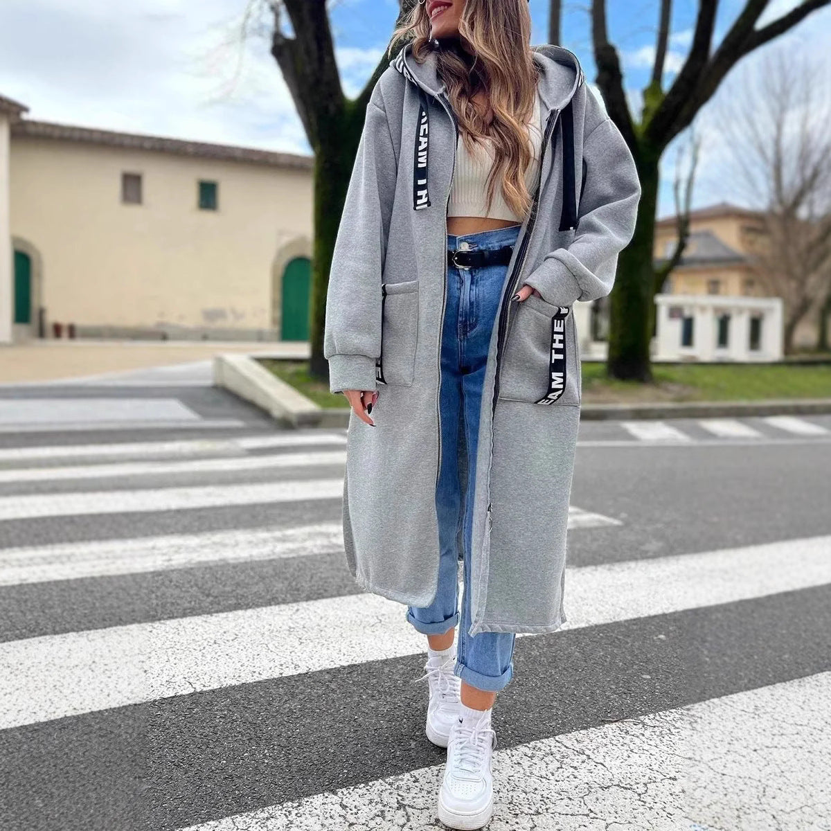 CLAUDETTE - URBAN HORIZON HOODED TUNIC