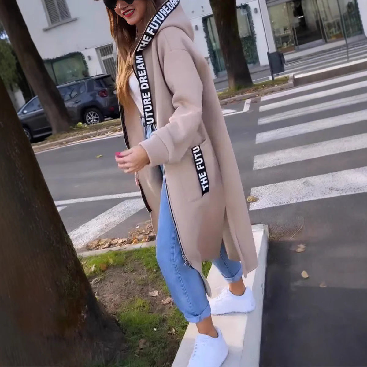 CLAUDETTE - URBAN HORIZON HOODED TUNIC