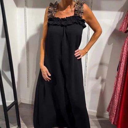 FELISA - SLEEVELESS MAXI WITH POCKETS