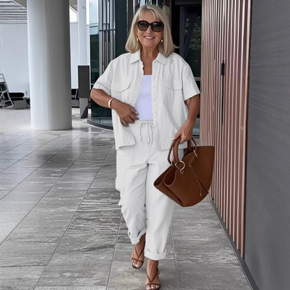 MEDDY - LOOSE CLOTH TOP PANT DUO