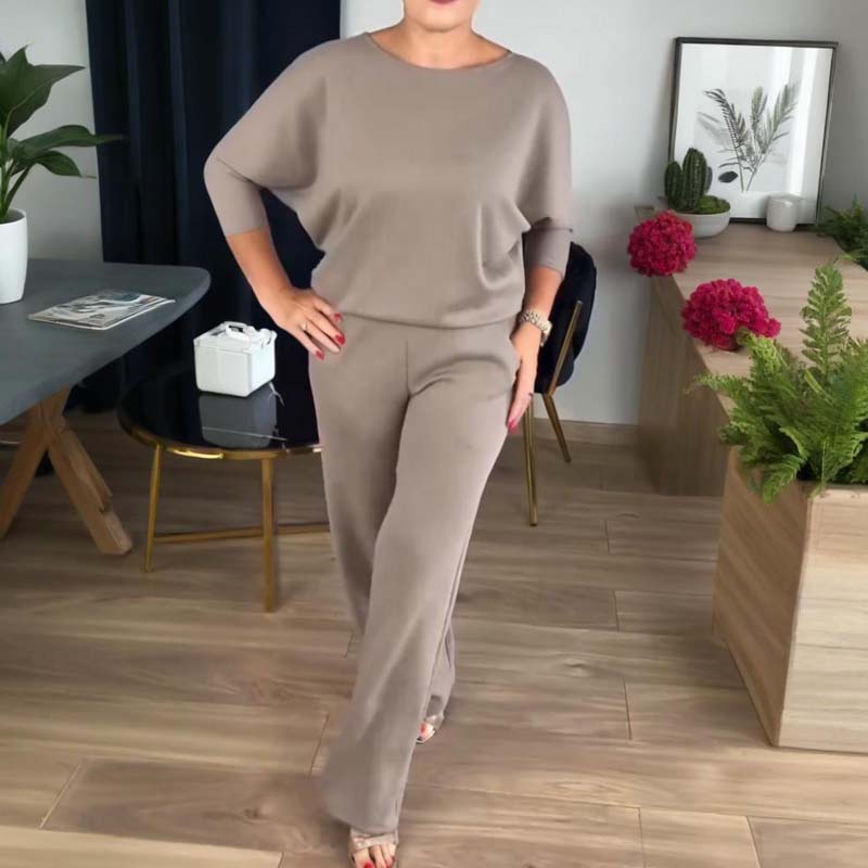 NATALIE - CLASSIC 3-PIECE SET WITH CARDIGAN TOP AND PANTS