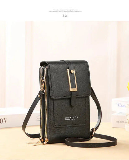 Afton - Touch Screen Cell Phone Shoulder Bag